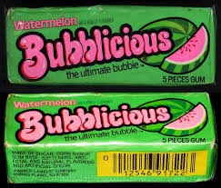 Bubblicious Watermelon Bubble Gum Pack Mid 1980 S Bubblicious Childhood Memories Childhood