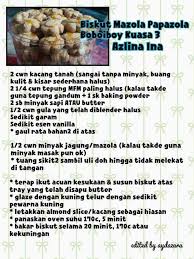 Kami rasa tahun ni di atas meja,koleksi biskut anda bertambah meriah daripada tahun lepas.apa taknya,senarai menu baru seperti resepi. Resepi Biskut Raya Azlina Ina Biscuit Recipe Biscuit Cookies Chocolate Chip Recipes