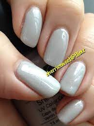 cnd shellac layering silver vip status 1 coat over cityscape 2 coats shellac nail colors cnd shellac nails nails
