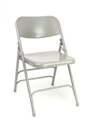 Steel Folding Chairs Grey Sillas