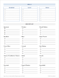 Here's a nice assortment of grocery lists to print, most are available via pdf downloads but there are a few in excel and doc format too. Free Printable Grocery List And Shopping List Template