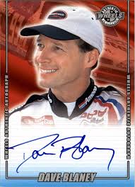 2001 Wheels High Gear Autographs #2 Dave Blaney