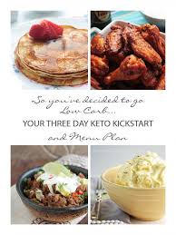Your 3 Day Keto Kickstart And Menu Plan Ibih Low Carb Menu Planning Low Carb Menus Keto Menu Plan