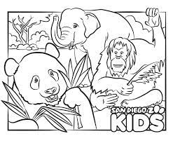 Coloring pictures of animals animal coloring pages animal pictures coloring books colouring tracing worksheets worksheets for kids printable. Coloring Page Panda And Friends San Diego Zoo Kids