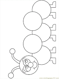How many butterflies coloring page. Coloring Pages Caterpillar Insects Caterpillar Free Coloring Home