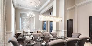 Chandeliers have evolved and it's time to think beyond the traditional dining room chandelier! Formal Dining Rooms Fratantoni Interior Designers