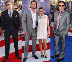 He and chris evans (captain america) both have served the universe well and continue to be loved by marvel fans around the world. Chris Evans Robert Downey Jr At Captain America Premiere Popsugar Celebrity