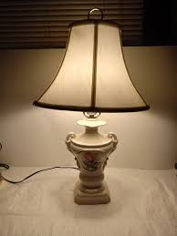 Floral Table Lamp Flower Accent Lamp Farmhouse Lamp Flower Table Lamp By Valuablevintagestore On Etsy Farmhouse Lamps Table Lamp Lamp