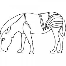 Kostenlose Malvorlage Tiere Ausmalbild Zebra Zum Ausmalen