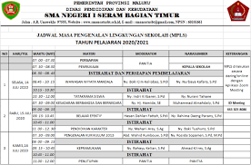 Demikian contoh sambutan pembukaan kegiatan mpls yang dapat saya sampaikan. Jadwal Mpls Tahun Pelajaran 2020 2021 Pengumuman Sma Negeri 1 Seram Bagian Timur
