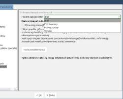 Obraz: Opcja Ochrona danych w aplikacji Ustawienia