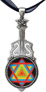 Amazon.com: GiftJewelryShop Multicolor estrella de David estilo Retro tema  musical guitarra colgante collares : Ropa, Zapatos y Joyería