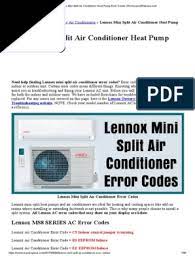 Ductless aire wall mount bracket for mini spit. Lennox Mini Split Air Conditioner Heat Pump Error Codes Washing Machine Dishwasher