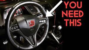Civic si forum (10th gen). Honda 8th Gen Civic Coupe Si Fd2 Suede Steering Wheel Wrap Automotive Parts Accessories