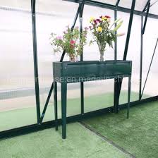 Buy products such as plastic square raised garden bed kit for indoor/outdoor planter grow box and drainage plug for fresh vegetables, herbs, flowers & succulents, brown (customizable 4 piece combo) at walmart and save. Garden Patio Flowers Vegetables Metal Raised Garden Bed Kit Elevated Planter Box Herbs Other Garden Patio
