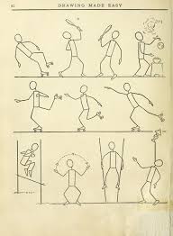 Drawing Made Easy A Helpful Book For Young Artists The Way To Begin And Finish Your Sketches Clearly Show In 2020 Stick Figure Drawing Easy Drawings Drawing People