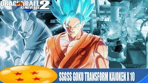 When activated, goku's appearance mirrors how the technique . Ssgss Goku Transform Kaioken X 10 Dragon Ball Super Xenoverse Mods