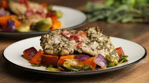 Dinner for one is a traditional affair à la russe: One Pan Fall Chicken Dinner Youtube