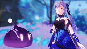 Keqing and Slime | Genshin Impact - YouTube