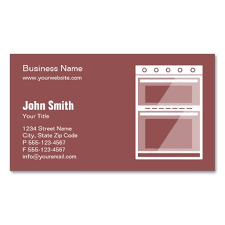 Oven Business Cards Catering Repair Business Cards Business Custom Business Cards