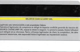 Informatii de identificare si locatia pe harta selgros cash & carry srl. Functional Card Selgros Cash And Carry Romania Shops Supermarkets Romania Selgros Col Ro Selg 002 01