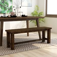 The slightly refined and handsome rustic style of this piece brings a natural feel into your home without leaning completely into the cabin feel of other pieces. Furniture Of America Aver Rustic Oak Solid Wood Dining Bench Overstock 23502641