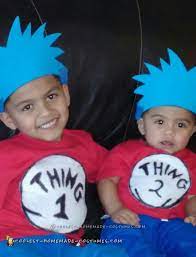 D&h thing one 1 and thing two 2 couples matching funny costume cat twins top unisex fit hoodie hooded sweatshirt jumber top. Thing 1 Thing 2 Kids Costumes