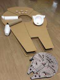 Make Your Own Millennium Falcon For Your Child 7 Steps With Pictures Star Wars Diy Millennium Falcon Star Wars Decor