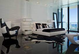 Photo of a medium sized modern enclosed living room in london with white walls, dark hardwood flooring, a ribbon fireplace, a plastered fireplace surround and brown floors. 45 Timeless Black And White Bedrooms That Know How To Stand Out