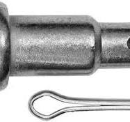 Buyers Products 1302319 Pin, Step, 1in X 3/4in X 2-9/16in Lg, Zinc,  Replaces Fisher # #27177k - Sold as Each