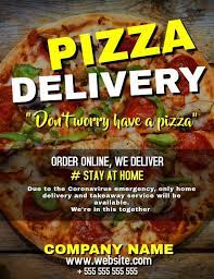 Pizza Home Delivery Flyer Restaurant Flyer Pizza Home Delivery Restaurant Delivery