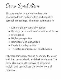 Crow Symbolism Crow Totem Animal Symbolism Spirit Animal Meaning
