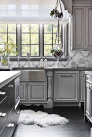 These classic dark gray kitchen cabinets perfectly go with the rustic carpet and the brass elements. 32 Best Gray Kitchen Ideas Photos Of Modern Gray Kitchen Cabinets Walls