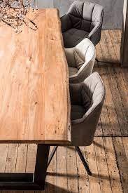 grande table a manger bois massif 240 cm cairns table a manger bois brut table a manger rustique table bois brut