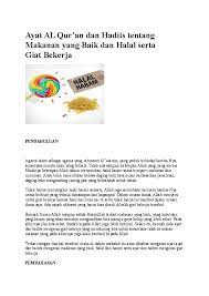 Bahkan bangkai ikan pun halal untuk dimakan. Doc Ayat Al Quran Makanan Halal Fika Fika Winda Academia Edu