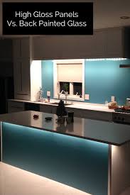 How To Compare Back Painted Color Coated Glass To High Gloss Acrylic Glossy Laminated Wall Panels Backsplash Panels Marble Backsplash Kitchen Backsplash Panels