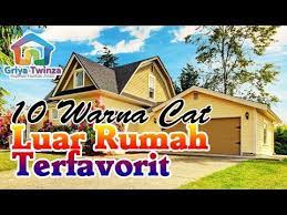 Rumah dengan pemilihan cat yang contohnya saja rumah minimalis, kebanyakan pasti akan memilih warna putih. 10 Warna Cat Dinding Luar Rumah Yang Cerah Terfavorit Youtube
