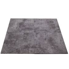 Before installing laminate flooring on a new or existing concrete slab, test the slab with a moisture meter to be sure it has no more than a 4.5% moisture reading. Concrete Style Carpet Tile Rug Flooring Grey 50x50cm
