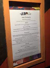 Maybe you would like to learn more about one of these? Jiko Thanksgiving Menu Picture Of Jiko The Cooking Place Orlando Tripadvisor
