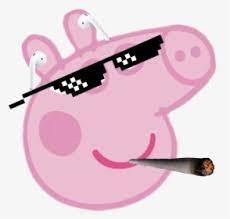 Mlg peppa funny peppa pig pictures. Mlg Peppa Peppa Pig Meme Faces Hd Png Download Kindpng