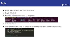 It is easiest to install git on linux using the preferred package manager of your. Exploiting Alpine Linux From Vulnerability To Code Execution Speaker Deck