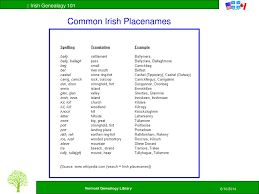 The vast majority of gaelic irish surnames were created during the. Ppt An Introduction To Irish Genealogy Powerpoint Presentation Free Download Id 1489523