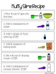 Special Education Science Project Fluffy Slime Distance Learning Google Drive Slime Science Fair Project Special Education Science Fluffy Slime