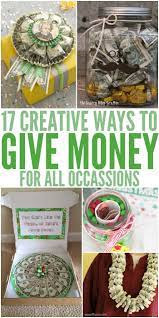 Many people consider cash gifts as impersonal and they think it lacks you can give holiday flair by dressing the money in a card or money holder. 17 Insanely Clever Fun Money Gift Ideas Creative Money Gifts Christmas Money Graduation Money Gifts