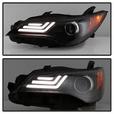 Low prices on low beam headlight bulb for your toyota camry at advance auto parts. 2015 2017 Toyota Camry Projector Headlights Black Darkside Motoring