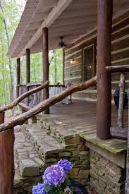 Rustic Traditional Design Rustic Porch Cabin Porches Log Cabin Rustic