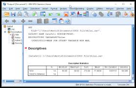 Klik analyze pilih statistic descriptive pilih descriptive maka akan muncul jendela descriptive, pindahkan data ke variabel (s) beri tanda panah pada (v) save standardized values as variabel. Cara Memasukkan Dan Mengolah Data Dengan Spss Advernesia