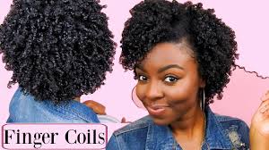 This is finger coils on natural hair. Super Defined Finger Coils Short To Medium Natural Hair Youtube