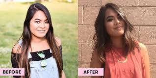 Every type of hair texture, from fine to medium to coarse, comes. 10 Girls Before And After Cutting Their Hair Short Vs Long Hair Pictures