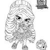 Here are beautiful drawings inspired by monster high to print and color. 1